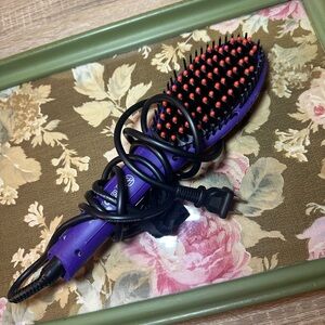 Purple Hair Straightening Brush